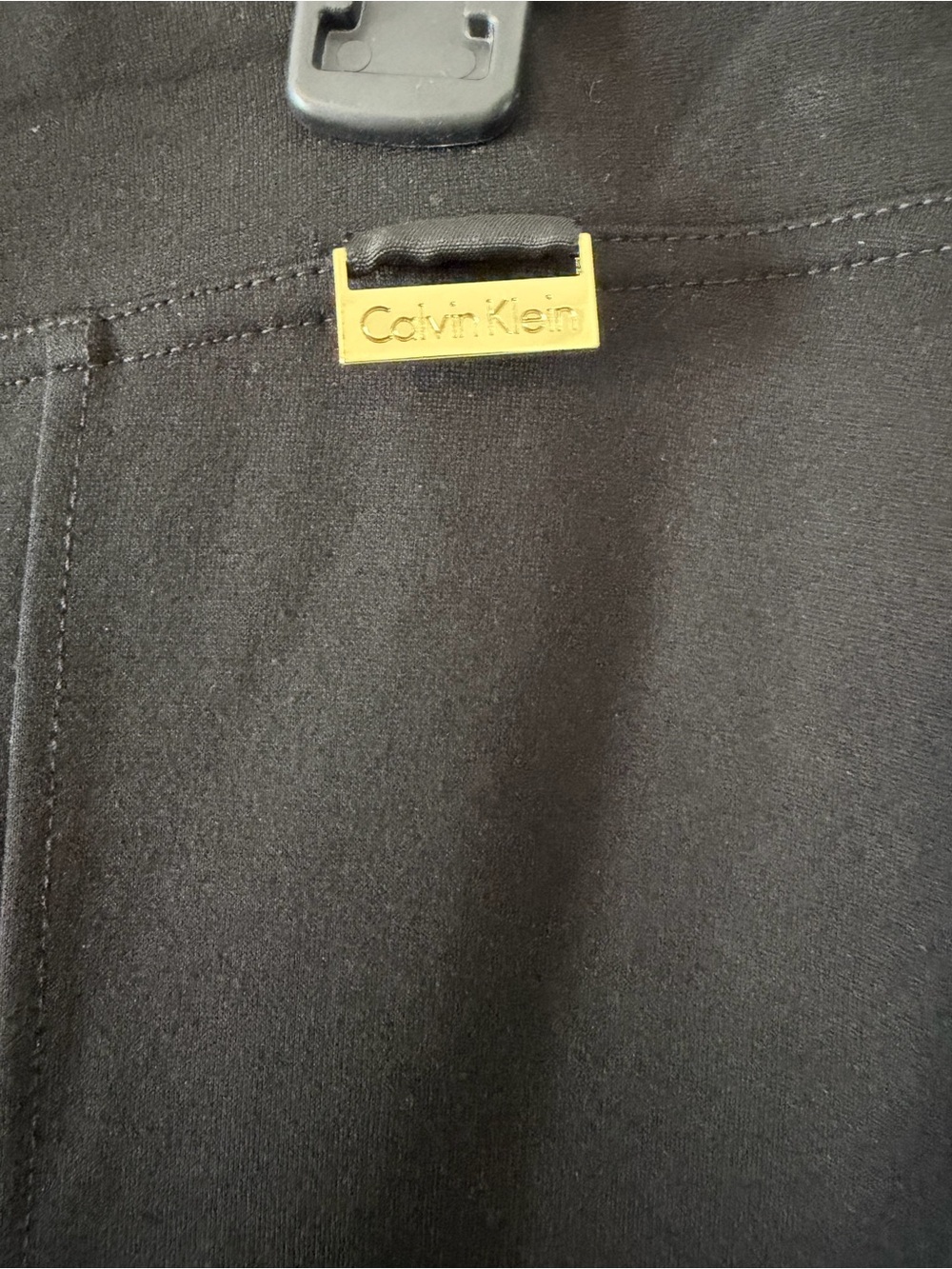 Calvin Klein Black Women’s Pull-On Stretch Dress Pants - Picture 3 of 5